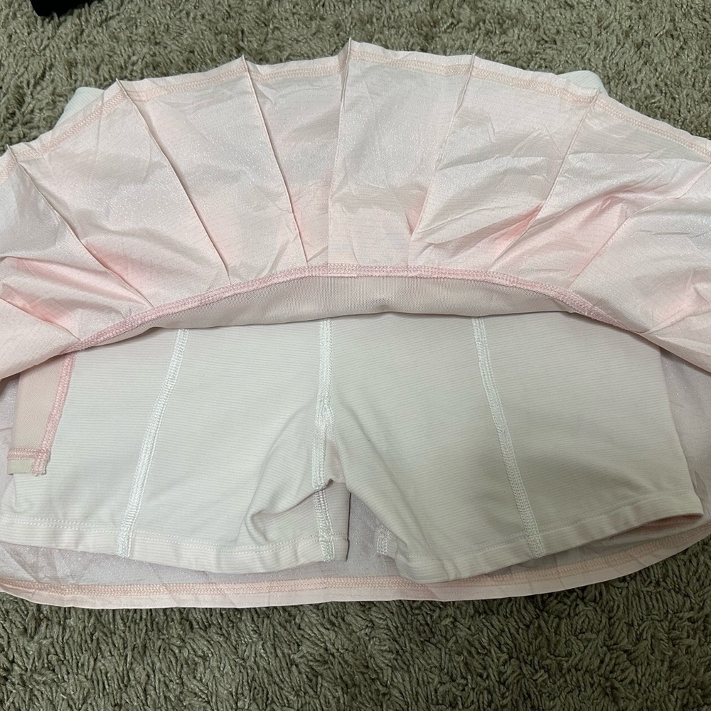Lululemon Shimmering Pink Pace Setter Skirt RARE 4 - Picture 4 of 9